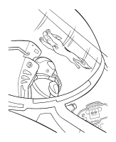 A coloring page of bolt