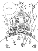 A coloring page of creeps