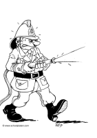 A coloring page of profession