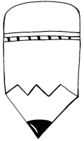A coloring page of school