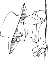 A coloring page of summer