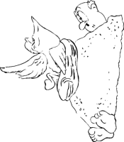 A coloring page of summer