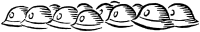 A coloring page of beavers