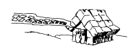 A coloring page of camping