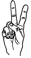 A coloring page of ceremony