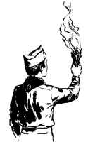 A coloring page of ceremony