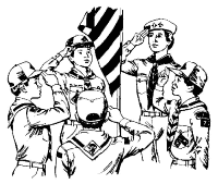 A coloring page of ceremony