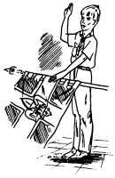 A coloring page of ceremony