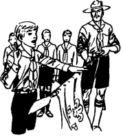 A coloring page of ceremony