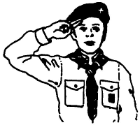 A coloring page of ceremony
