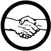A coloring page of ceremony