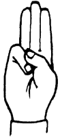 A coloring page of ceremony