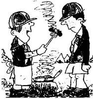 A coloring page of cooking