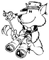 A coloring page of cubs