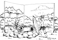 A coloring page of expression