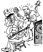A coloring page of expression