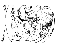 A coloring page of expression