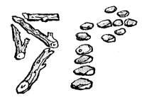 A coloring page of hiking
