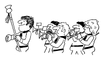 A coloring page of music