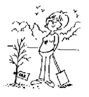 A coloring page of nature