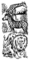 A coloring page of nature