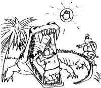 A coloring page of nature