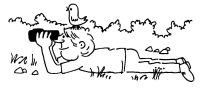 A coloring page of nature