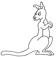 A coloring page of nature