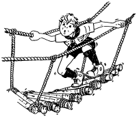 A coloring page of pioneering