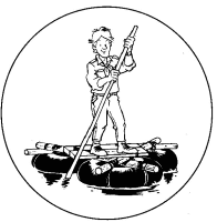 A coloring page of pioneering