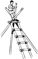 A coloring page of pioneering