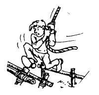 A coloring page of pioneering