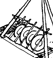 A coloring page of pioneering
