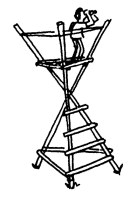 A coloring page of pioneering