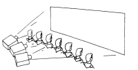 A coloring page of reporting