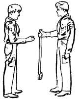 A coloring page of security