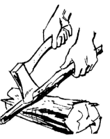 A coloring page of security