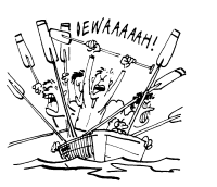 A coloring page of water