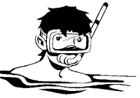 A coloring page of water