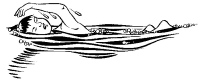 A coloring page of water