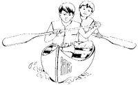 A coloring page of water