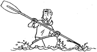 A coloring page of water