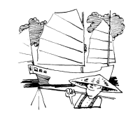 A coloring page of water