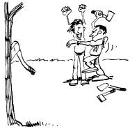 A coloring page of woodwork