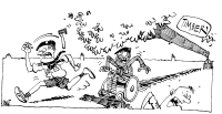 A coloring page of woodwork