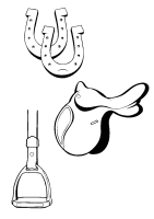 A coloring page of amika