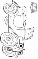 A coloring page of brum