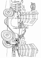 A coloring page of brum