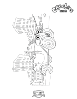 A coloring page of brum
