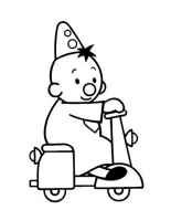A coloring page of bumba